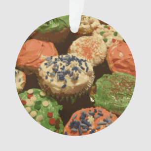 Cupcakes de Noël avec paillettes