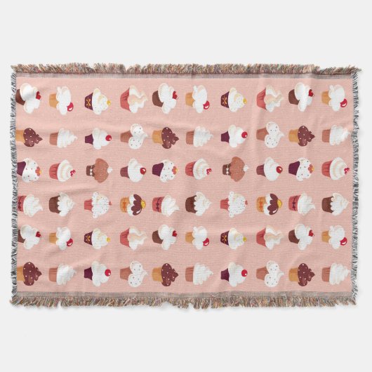 Cupcakes Deken (Voorkant)