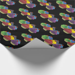 Cupcakes dessert gobelet emballage papier cadeau e