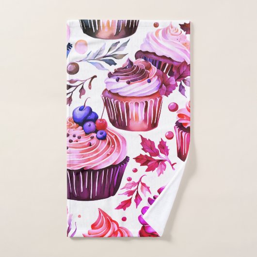 Cupcakes Dessert Heaven (Serviette à main)