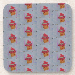 Cupcakes Dessous de verre plastique dur