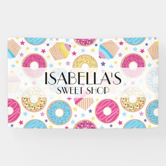 Cupcakes & Donuts Spandoek (Horizontaal)