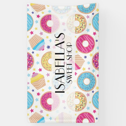 Cupcakes & Donuts Spandoek (Verticaal)