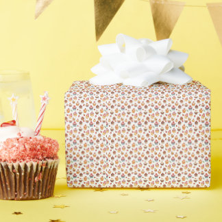 Cupcakes en aardbeien cadeaupapier