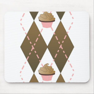 Cupcakes en Argyle Muismat