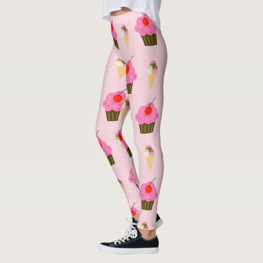 Cupcakes en Ice Cream-Leggings Leggings (Links)