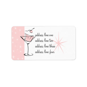 Cupcakes en Martinis Etiket