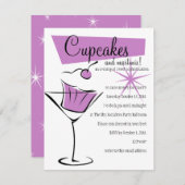 Cupcakes en Martinis! Kaart (Voorkant / Achterkant)