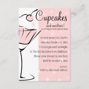 Cupcakes en Martinis Kaart