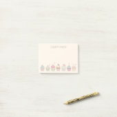 Cupcakes en naam post-it® notes (Op bureau)