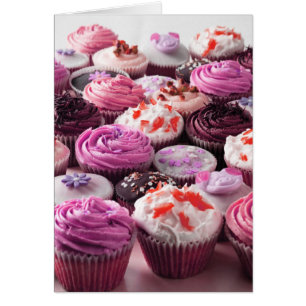 Cupcakes, enkel gebakken en geijpt