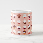 Cupcakes Extra Grote Beker (Voorkant)