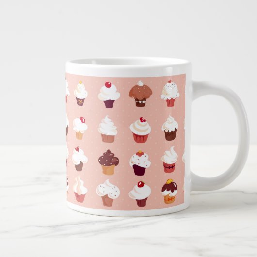 Cupcakes Extra Grote Beker (Rechts)