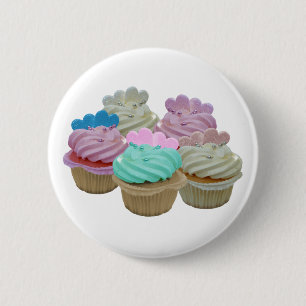 Cupcakes Galore. Ronde Button 5,7 Cm