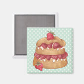 Cupcakes Gâteaux Aimant de pâtisserie (Recto/Verso)