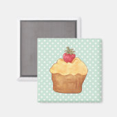 Cupcakes Gâteaux Aimant de pâtisserie (Recto/Verso)