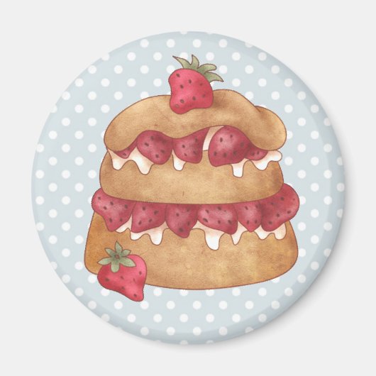 Cupcakes Gâteaux Aimant de pâtisserie (Devant)