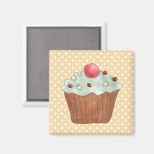 Cupcakes gebak magneet (Voorkant / Achterkant)