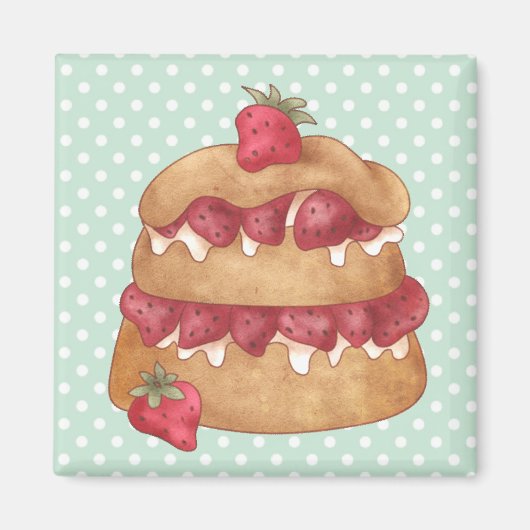 Cupcakes gebak magneet (Voorkant)