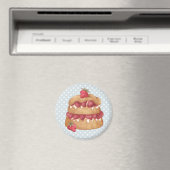 Cupcakes gebak magneet (Insitu (Vaatwasser))