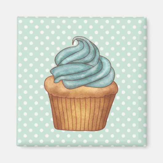 Cupcakes gebak magneet (Voorkant)