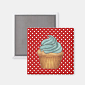 Cupcakes gebak magneet (Voorkant / Achterkant)