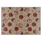 Cupcakes Graphic Background Snijplank (Voorkant)
