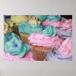 Cupcakes in pasta poster