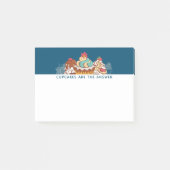 Cupcakes is het Gezegde Antwoord Funny Post-it® Notes (Voorkant)