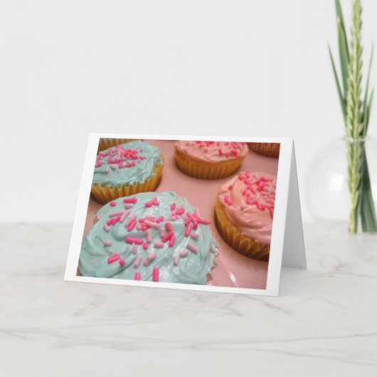 Cupcakes Kaart (Voorkant)