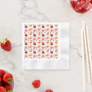 Cupcakes Koekjes en Snoepjes  Servet