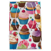 Cupcakes kunstwerk medium cadeauzakje (Voorkant)
