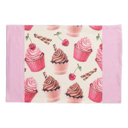 Cupcakes Kussensloop (Achterkant)