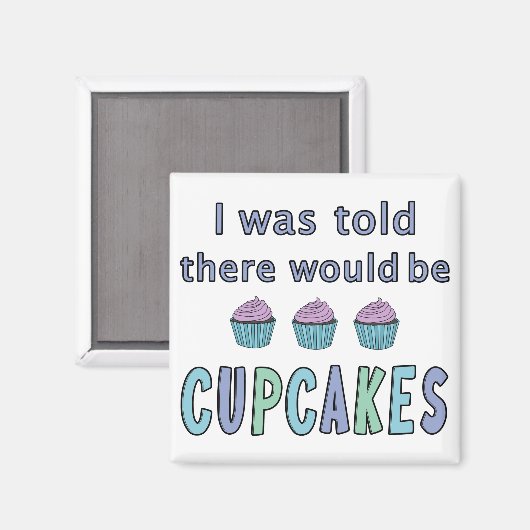 Cupcakes Magneet (Voorkant / Achterkant)