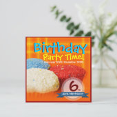 Cupcakes maison Invitations d'anniversaire (Debout devant)