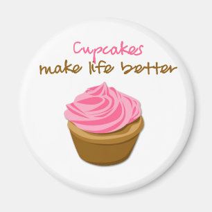 Cupcakes maken het leven beter magneet