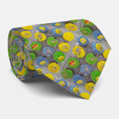 Cupcakes maken me glimlachen stropdas (Opgerold)