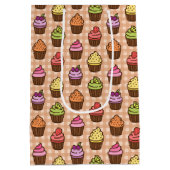 Cupcakes Medium Cadeauzakje (Achterkant)