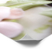 Cupcakes met bloemenijs poster (Hoek)