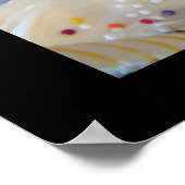 Cupcakes met kaarsen poster (Hoek)