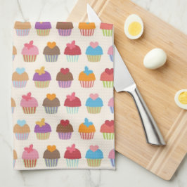 Cupcakes Microfiber Kitchen Towel Theedoek