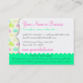 Cupcakes N Sprinkles Custom Rewards Klantenkaartje (Achterkant)