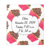 Cupcakes Notitieblok (Voorkant)