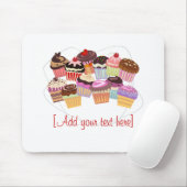 Cupcakes paradijs muismat (Met muis)