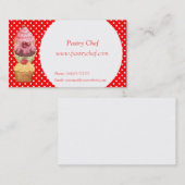 Cupcakes Pâtisseries Carte de profil professionnel (Devant / Derrière)