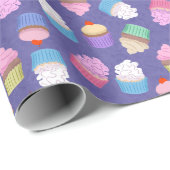 Cupcakes patroon cadeaupapier (Rol Hoek)