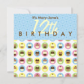 Cupcakes Persoonlijke uitnodiging op zaterdag (Voorkant)