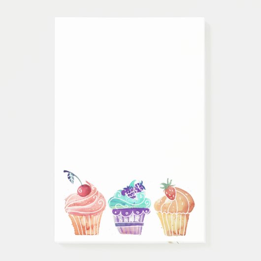 Cupcakes Post-it® Notes (Voorkant)