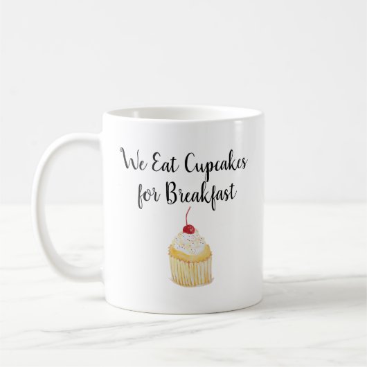 Cupcakes pour le petit déjeuner Café Mug (Gauche)