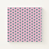 Cupcakes Scalloped Custom Photo Template Name Notitieboek (Achterkant)